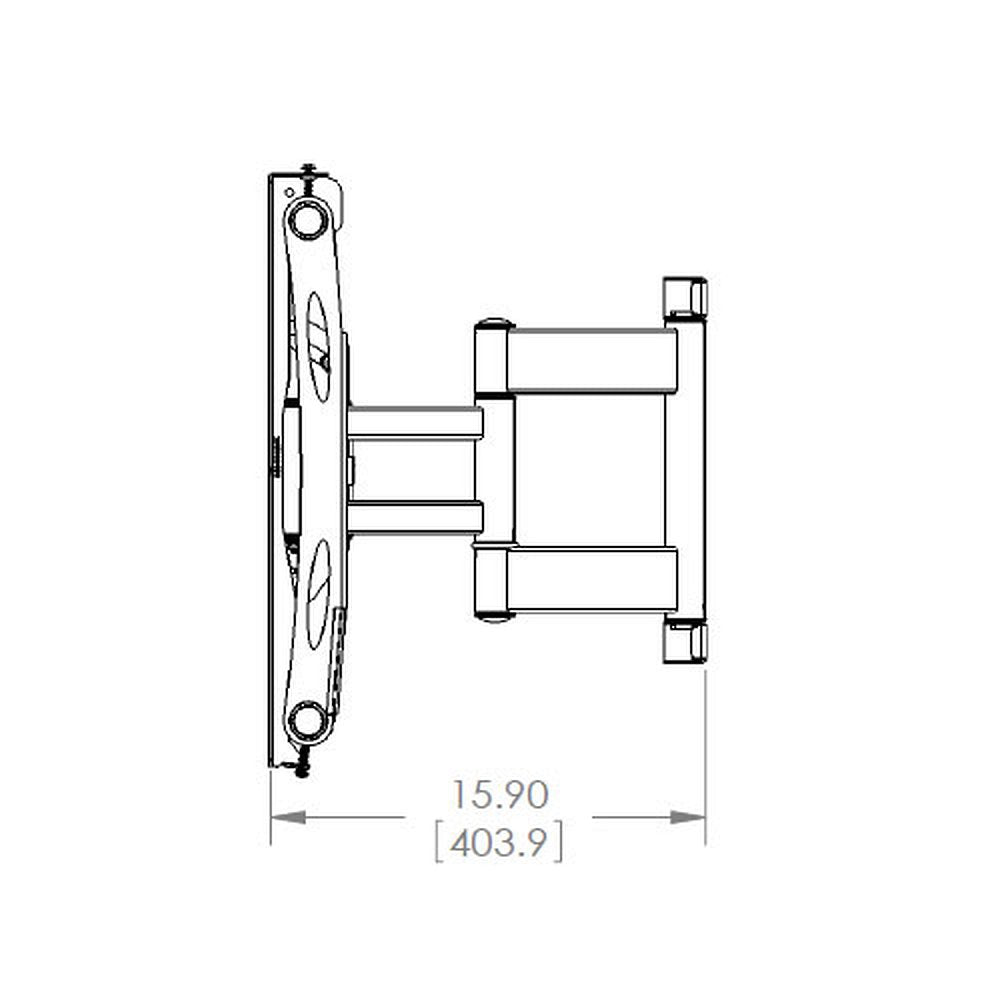 MM-6851 Ausziehbarer Wandhalter für Brandschutzgehäuse bis 80kg