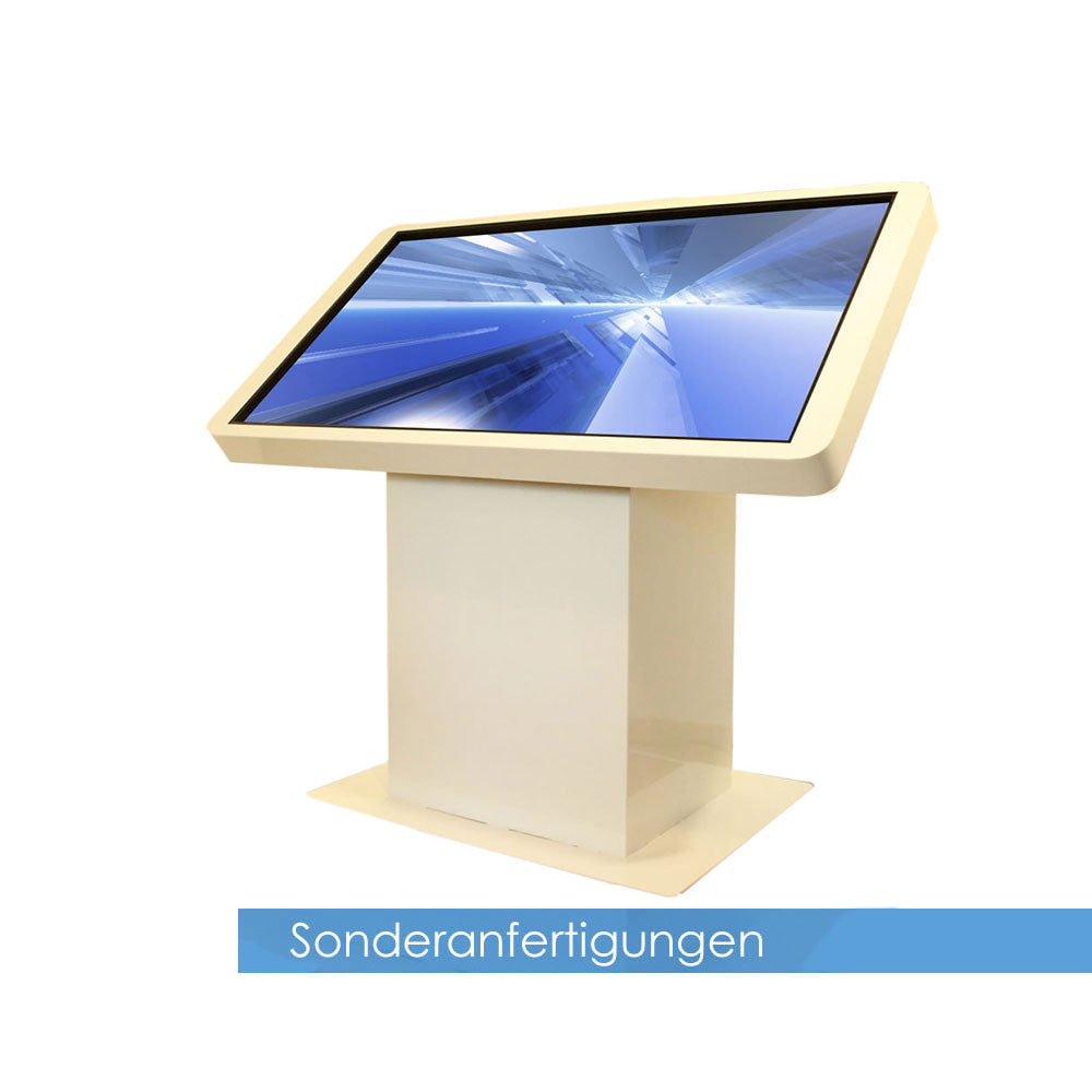 Kiosksystem Pult Version mit Touch Display 43 - 65 Zoll