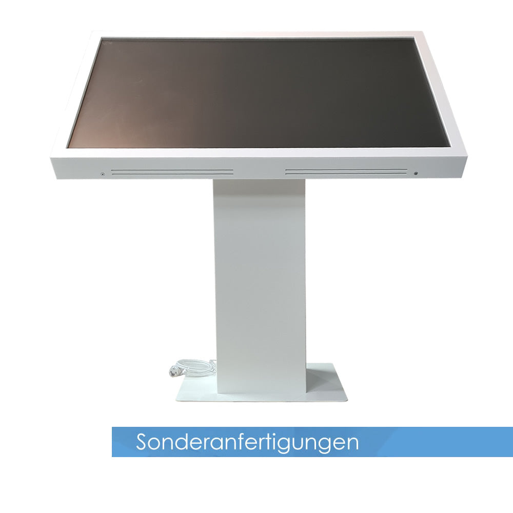 Kiosksystem Pult Version mit Touch Display 43 - 65 Zoll