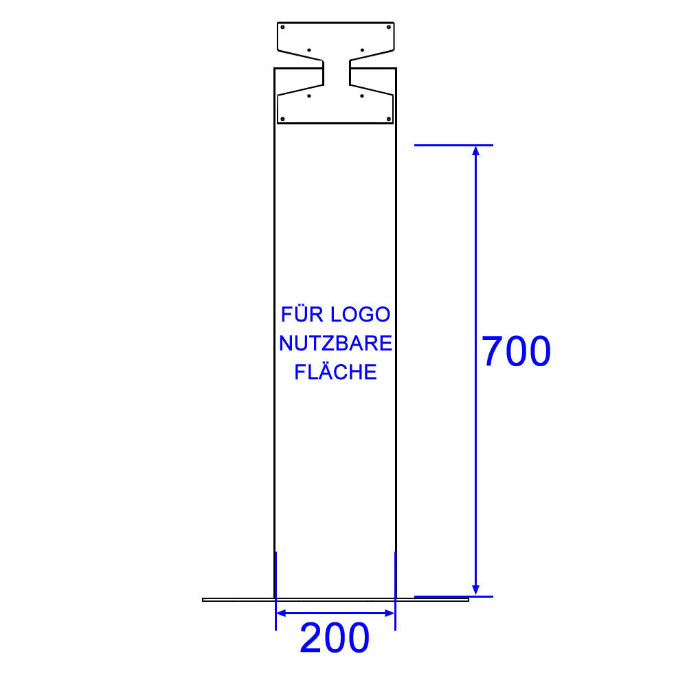 Firmenlogo Folienaufkleber für DWS und MS-Serie