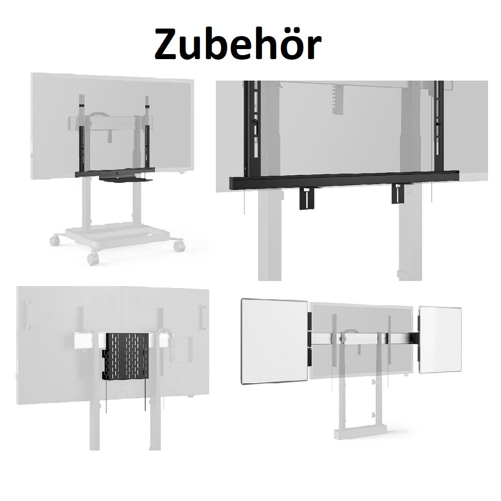 RISE Rollwagen mit motorisiertem Display-Lift